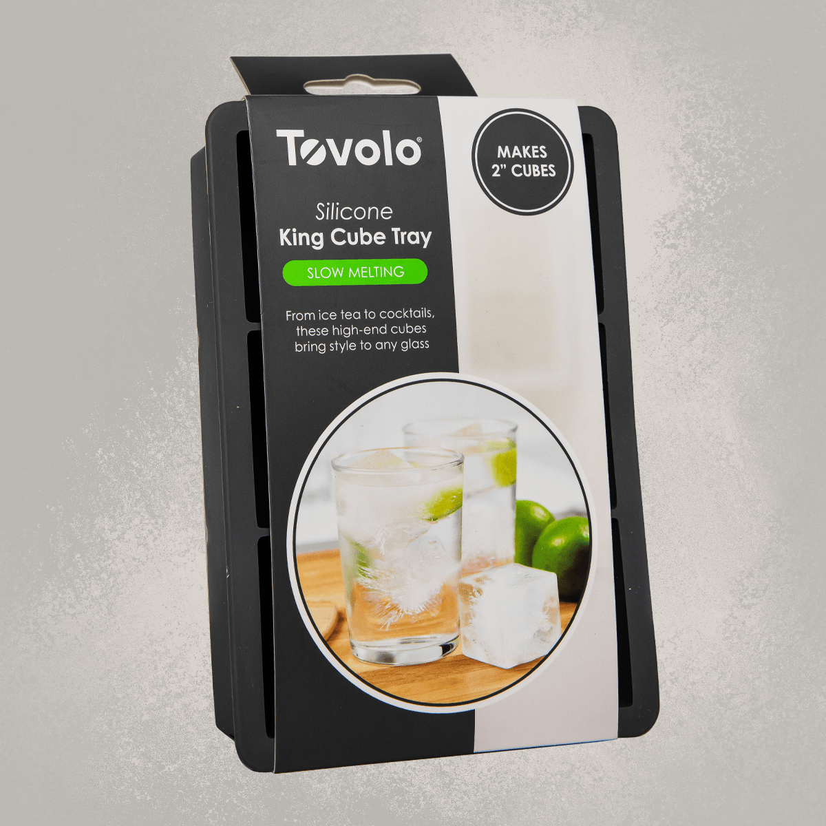 Charcoal Grey Tovolo Perfect Ice Cube Trays - Whisk